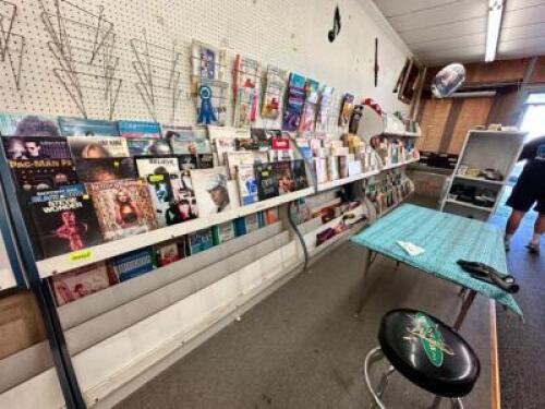 (4) - MAGAZINE/BOOK DISPLAY SHELVES