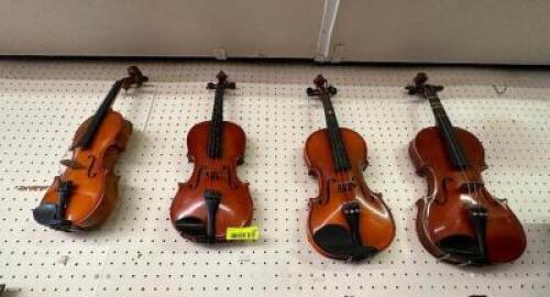 (4) - PC. VIOLIN SET