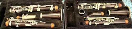 (2)- NOBLET WOOD CLARINETS