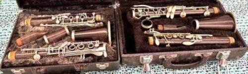 (2)- SELMER SIGNET WOOD CLARINETS