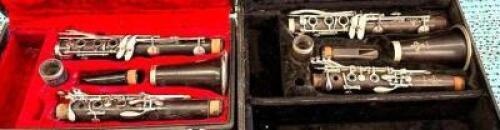 (2)- WOOD CLARINETS