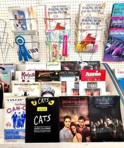 (22) - PC. MUSICAL AND MOVIE SHEET MUSIC SET