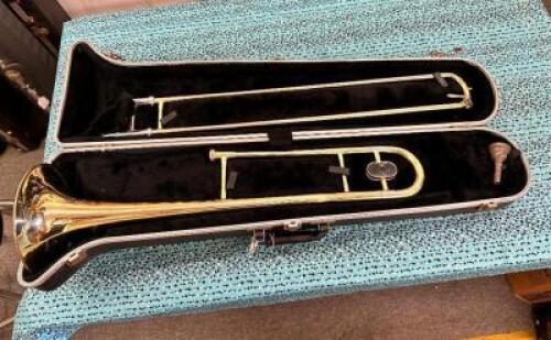 BOOSEY AND HAWKE TROMBONE WITH CASE