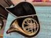 CARL FISHER SINGLE NO. 1 MODEL FRENCH HORN WITH CASE - 3