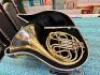 CARL FISHER SINGLE NO. 1 MODEL FRENCH HORN WITH CASE - 5