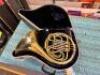 OLDS AMBASSADOR SINGLE FRENCH HORN WITH CASE - 2