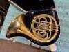 OLDS AMBASSADOR SINGLE FRENCH HORN WITH CASE - 3