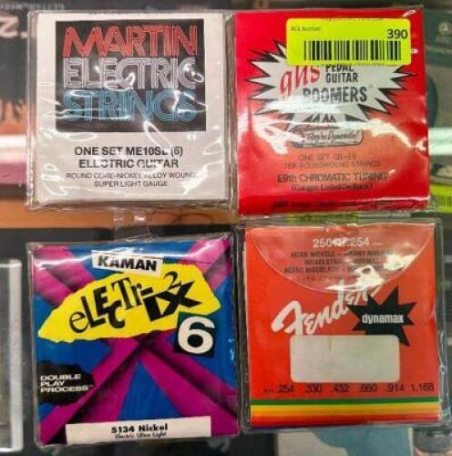 (4) - CT. SET OF PREMIUM GUITAR STRINGS
