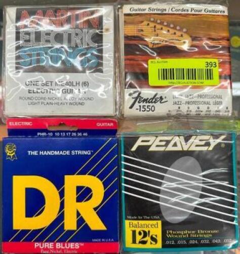 (4) - CT. SET OF PREMIUM GUITAR STRINGS