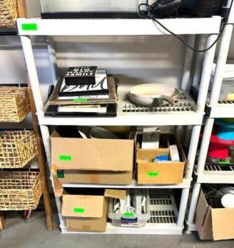 4 TIERED PLASTIC SHELF