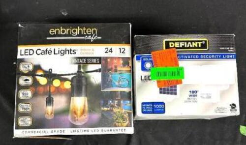 (2)- OUTDOOR LED LIGHTS