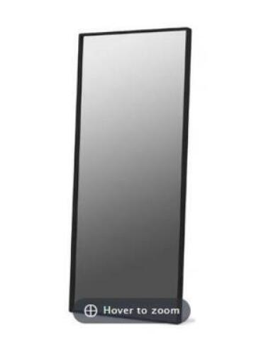 36" MATTE BLACK FLOOR MIRROR