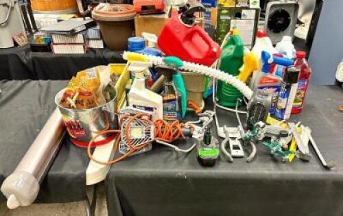 ASSORTMENT OF HOUSEHOLD SUPPLIES