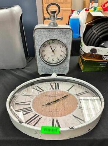 (2)- WALL CLOCKS