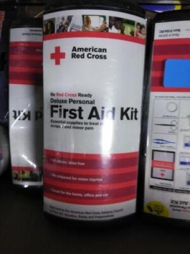 DESCRIPTION: (5) FIRST AID KIT BRAND/MODEL: FIRST AID ONLY #40JH58 SIZE: 25 PERSON KIT RETAIL$: $22.44 EA QTY: 5
