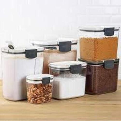 DESCRIPTION: (1) BAKERS STORAGE SET BRAND/MODEL: PROKEEPERS INFORMATION: CLEAR SIZE: 6 PIECE RETAIL$: $70.00 EA QTY: 1
