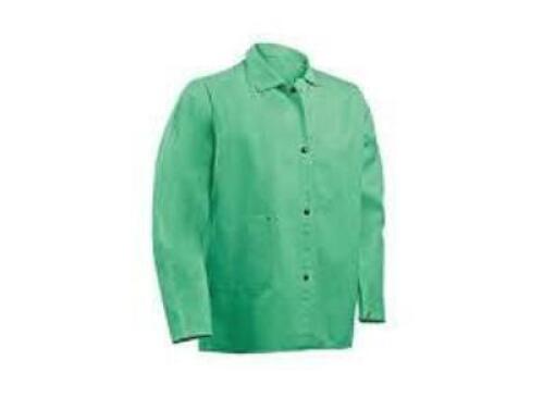DESCRIPTION: (10) WELDING JACKETS BRAND/MODEL: OCCUNOMIX #MIG101V SIZE: LARGE RETAIL$: $23.31 EA QTY: 10