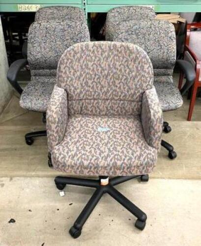 DESCRIPTION (5) ASSORTED OFFICE CHAIRS THIS LOT IS SOLD BY THE PIECE QUANTITY: X BID 5