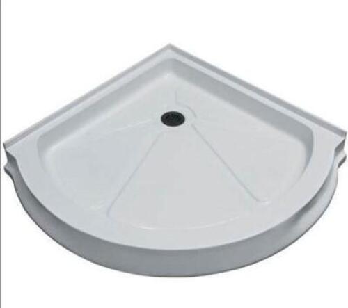 CHROME FRAMELESS BYPASS SHOWER ENCLOSURE