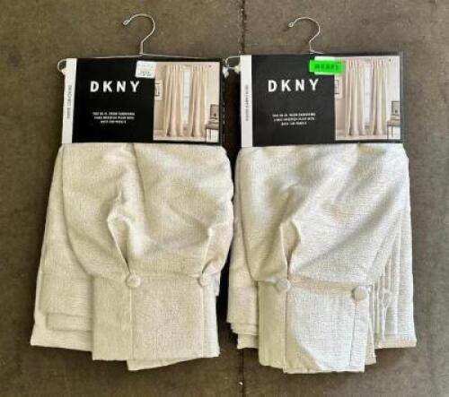(2)- SETS OF ROOM DARKENING CURTAINS