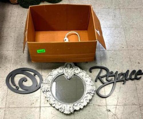 ASSORTMENT OF HOME DECOR ITEMS