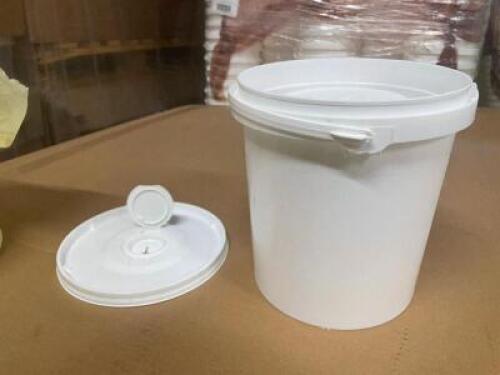 (36) - DRY SANITARY CLOTH BUCKETS WITH (6) REPLACEMENT ROLLS EACH