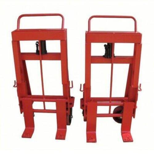 DESCRIPTION: (2) HYDRAULIC LIFT MACHINERY AND EQUIPMENT BRAND/MODEL: DAYTON #13V409 INFORMATION: RED SIZE: 2000 LB CAP RETAIL$: $1,557.08 QTY: 2