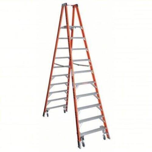 DESCRIPTION: (1) TWIN PLATFORM LADDER BRAND/MODEL: WERNER #4XP41 INFORMATION: RED SIZE: 12' RETAIL$: $880.07 EA QTY: 1