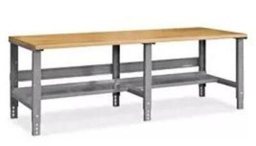 DESCRIPTION: (1) WORK TABLE, PACKING TABLE BRAND/MODEL: HALLOWELL INFORMATION: STEEL FRAME SIZE: 30.25"D X 75" W X 36" H RETAIL$: $605.00 EA QTY: 1