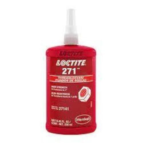 DESCRIPTION: (10) THREADLOCKER BRAND/MODEL: LOCTITE #271 SIZE: 8.45 FL OZ RETAIL$: $206.91 EA QTY: 10