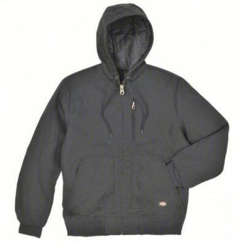DESCRIPTION: (1) HOODED JACKET, MENS BRAND/MODEL: DICKIES #48J553 INFORMATION: BLACK WITH ZIPPER SIZE: 2X RETAIL$: $150.78 EA QTY: 1