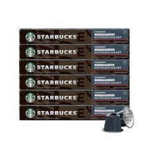 DESCRIPTION: (1) BOX OF (6) CONTAINERS OF (10) NESPRESSO DECAF BRAND/MODEL: STARBUCKS RETAIL$: $69.32 EA QTY: 1