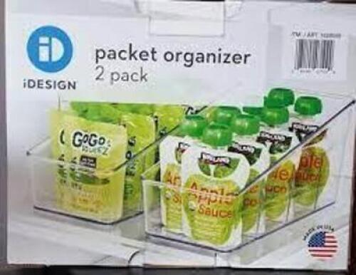 DESCRIPTION: (1) PACKET ORGANIZER 2 PACK BRAND/MODEL: IDESIGN #1628059 QTY: 1