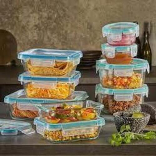 DESCRIPTION: (1) 18 PIECE PACK OF FOOD STORAGE CONTAINERS BRAND/MODEL: SNAPWARE #1103106 INFORMATION: CLEAR SIZE: MUST COME INSPECT IMAGES ARE FOR ILL