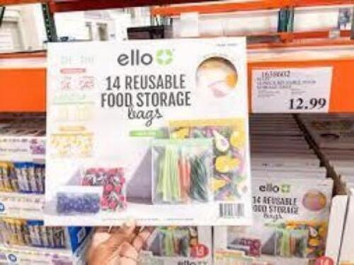 DESCRIPTION: (1) 14 PC REUSABLE FOOD STORAGE BAGS BRAND/MODEL: ELLO RETAIL$: $20.00 EA QTY: 1