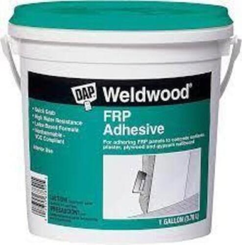 DESCRIPTION: (2) FRP ADHESIVE BRAND/MODEL: DAP WELDWOOD SIZE: 1 GALLON RETAIL$: $25.15 EA QTY: 2
