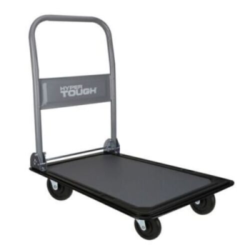 DESCRIPTION: (1) FOLDING PLATFORM CART BRAND/MODEL: HYPER TOUGH INFORMATION: 2 SWIVEL WHEELS SIZE: 300 LB CAPACITY RETAIL$: $45.28 EA QTY: 1