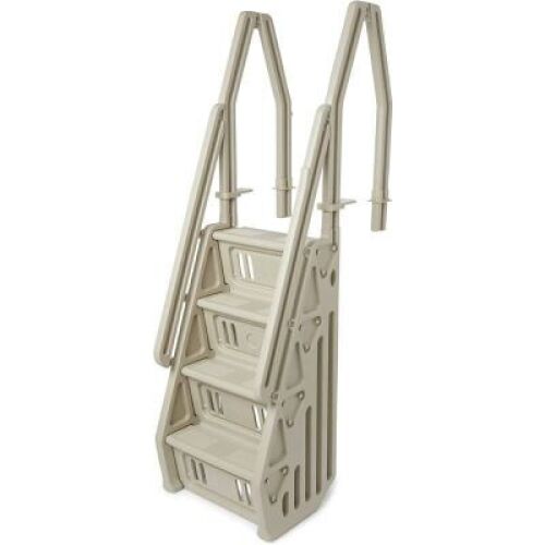 DESCRIPTION: (1) IN-POOL DROP IN STEPSBRAND/MODEL: VINYL WORKSINFORMATION: GREY, SHORTSIZE: MUST COME INSPECFTQTY: 1