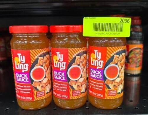 (12)- BOTTLES OF VARIOUS SAUCES