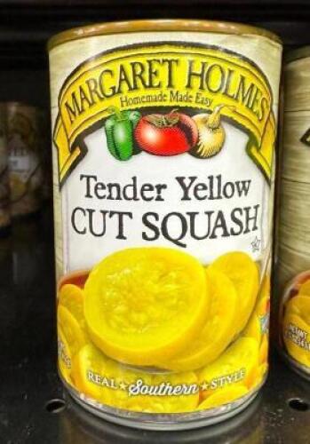 (9)- CANS OF YELLOW CUT SQUASH