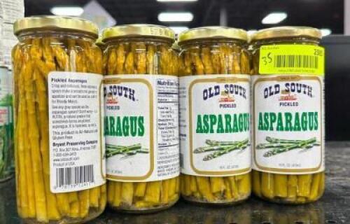(35)- JARS OF PICKLED ASPARAGUS