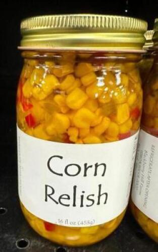 (10)- JARS OF CORN RELISH