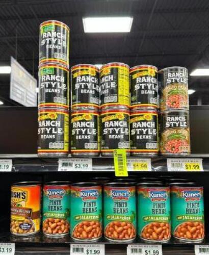 (23)- CANS OF BEANS