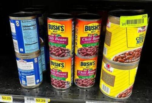 (24)- CANS OF BEANS