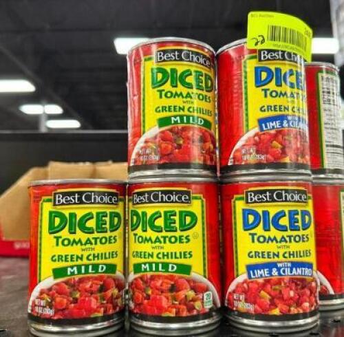 (22)- CANS OF DICED TOMATOES