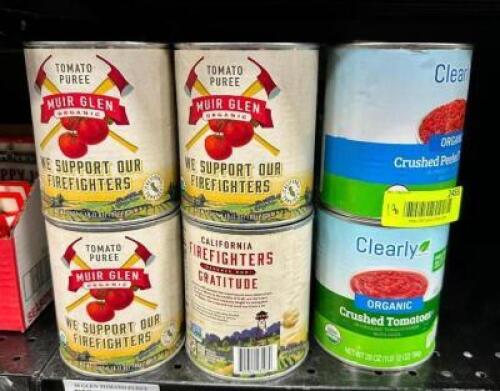 (18)- CANS OF TOMATOES