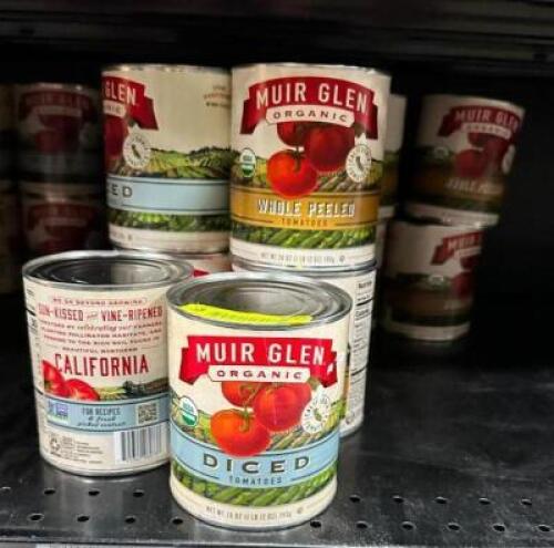 (16)- CANS OF TOMATOES