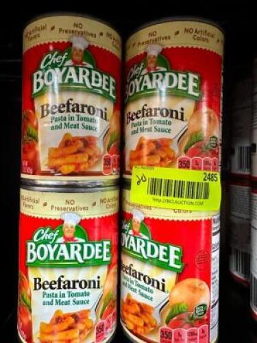 (20)- CANS OF CHEF BOYARDEE BEEFARONI