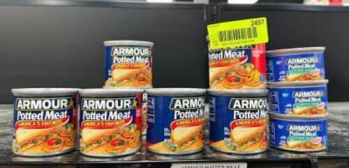 (16)- CANS OF MEAT