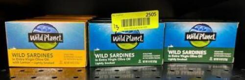 (13)- CANS OF SARDINES